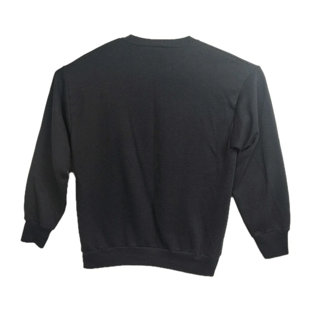 Vintage SSI Chicago Bulls Sweatshirt Men's XL Black Big Graphic Print‎ Crew Neck